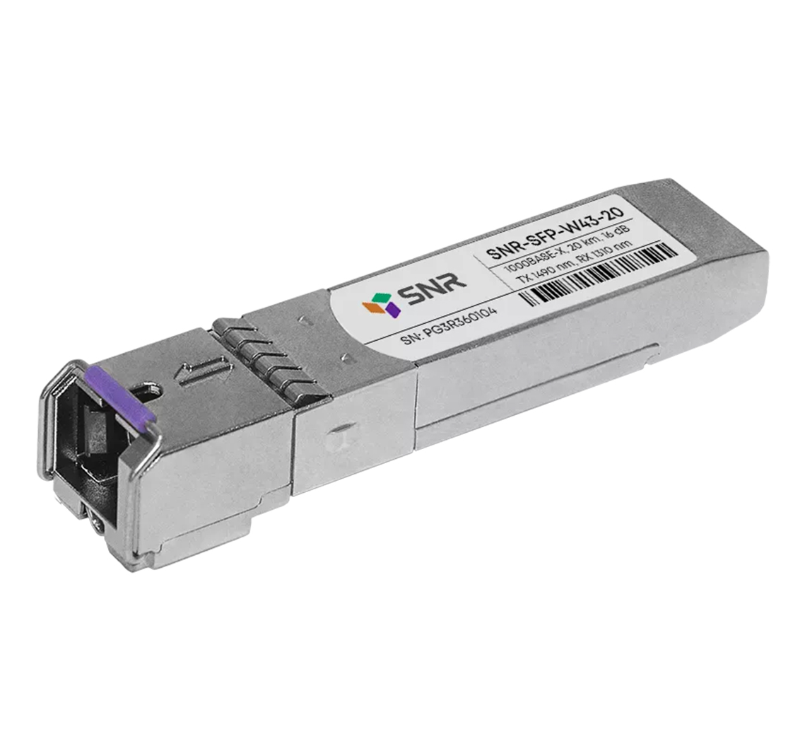 Модуль SFP WDM, дальность до 20км (12dB), 1490/1310nm. №1 - cabel-torg