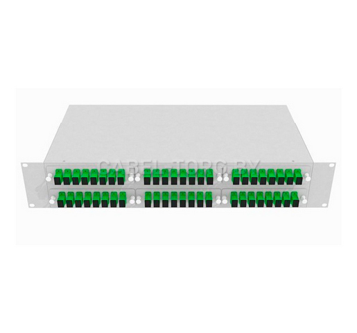 Кросс оптический 19" (ШКОС), 2U, укомплектованный на 48SC/APC (ODF-48SC/48SC(9/125)/48). №1 - cabel-torg