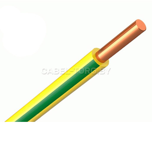 Провод ПуВ 1x4 Ж/З 450/750В (бухта) №1 - cabel-torg