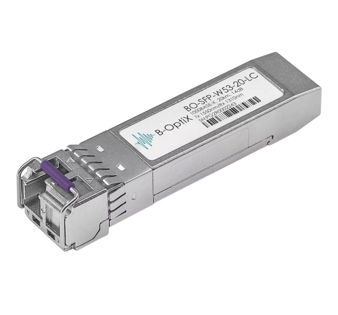 Модуль B-OptiX SFP WDM, дальность до 20км LC (14dB), 1550нм. №1 - cabel-torg