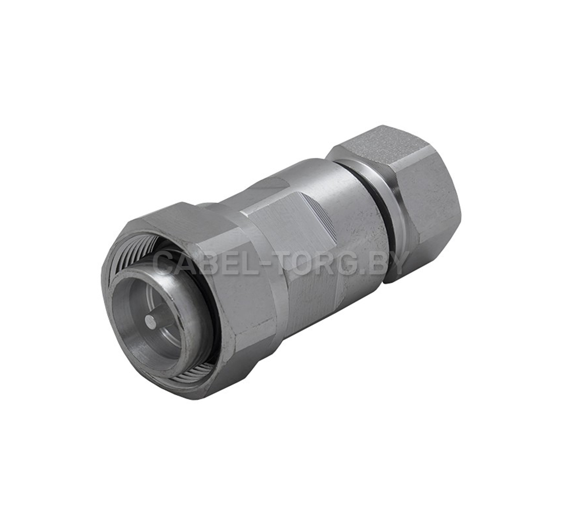 Разъём коаксиальный 4.3-10-m, прямой, для кабеля 1/2 SF №1 - cabel-torg