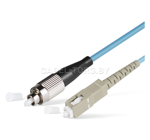 Патчкорд оптический FC/UPC-SC/UPC, ММ(50/125), SX, 20м (ОМЗ) №1 - cabel-torg