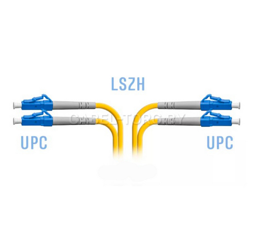 Патчкорд оптический LC/UPC-LC/UPC, SM(9/125), DX, 7м №1 - cabel-torg