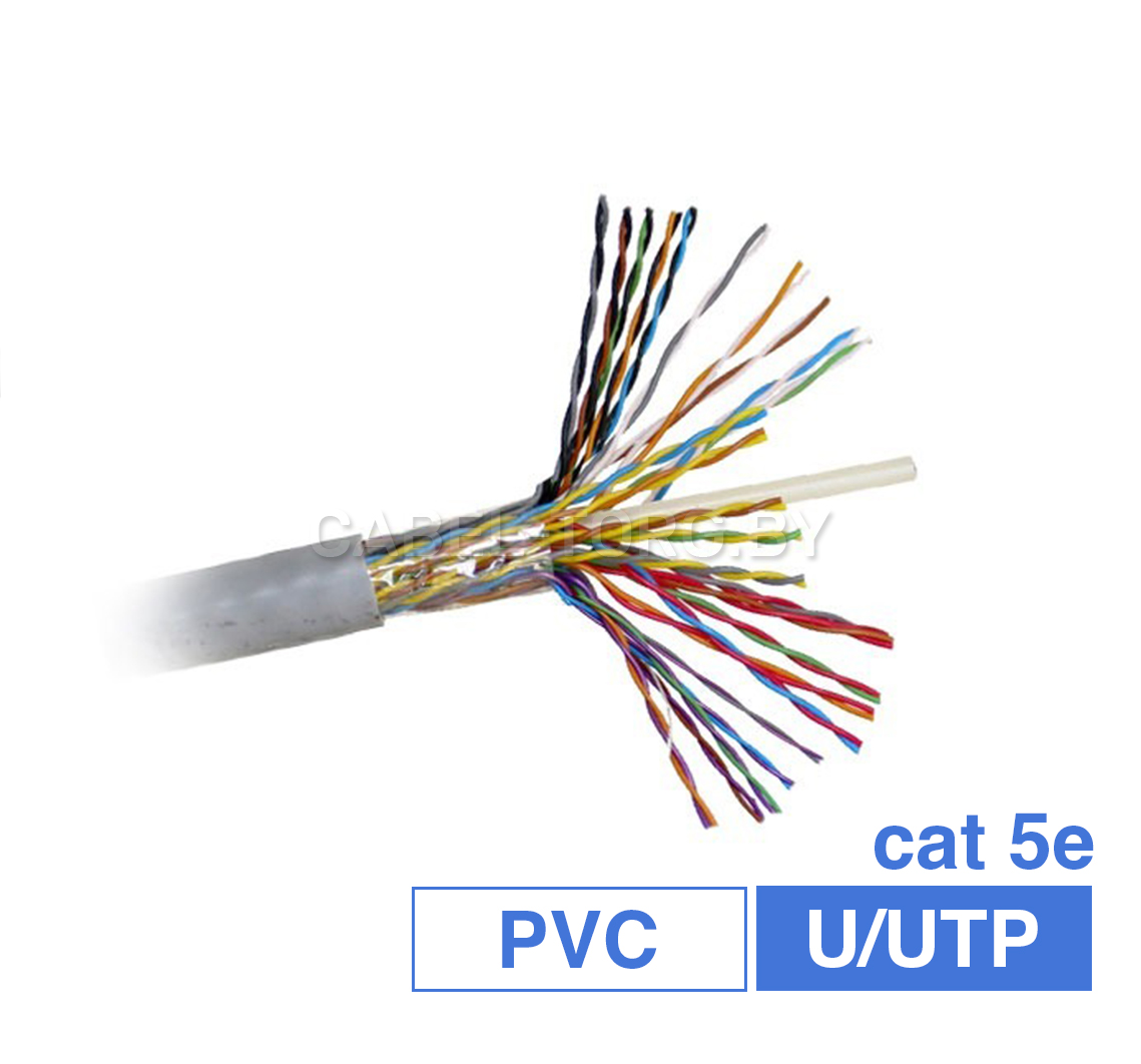 Кабель CabelTorg U/UTP CAT5E 25P PVC Solid Bare Copper RoHS №1 - cabel-torg