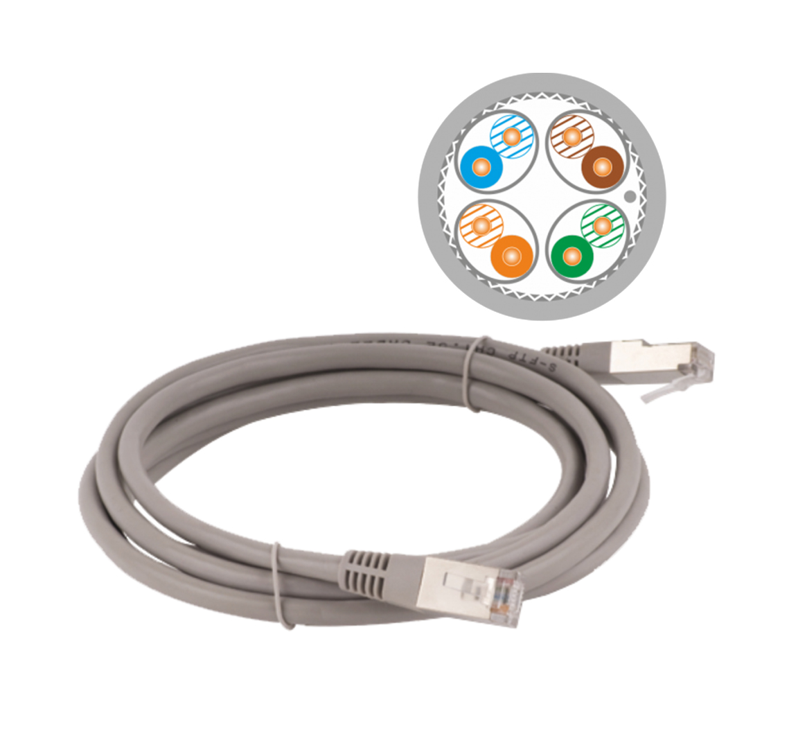 Патч-корд S/FTP CAT6A LSZH FR 5.0m. CabelTorg №1 - cabel-torg
