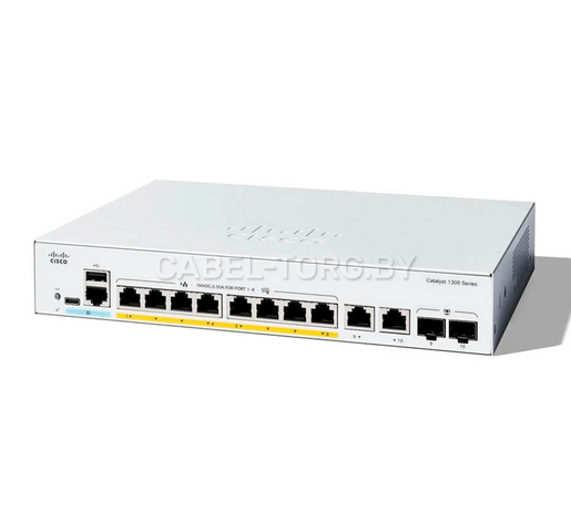 Коммутатор Cisco Catalyst C1300-8FP-2G №1 - cabel-torg
