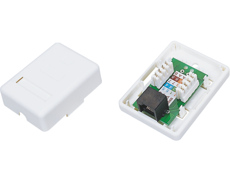 Розетка настенная UTP kat.5e 1xRJ45. №1 - cabel-torg