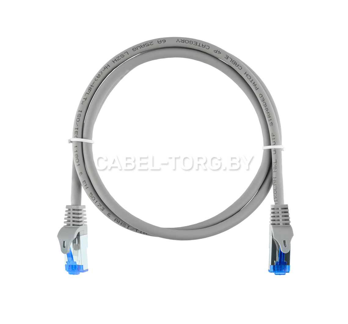 Коммутационный шнур NETLAN U/UTP 4 пары, Кат.6 PVC 3 м №1 - cabel-torg