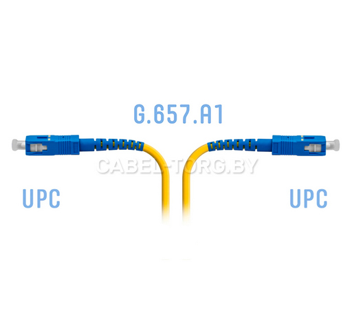 Патчкорд оптический SC/UPC SM G.657.A1 25 метров №1 - cabel-torg