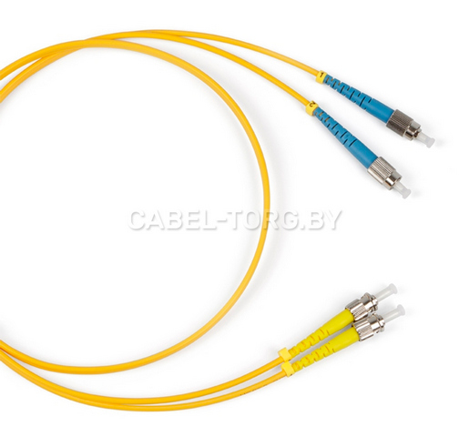 Патчкорд оптический FC/UPC-ST/UPC, SM(9/125), DX, 15м №1 - cabel-torg