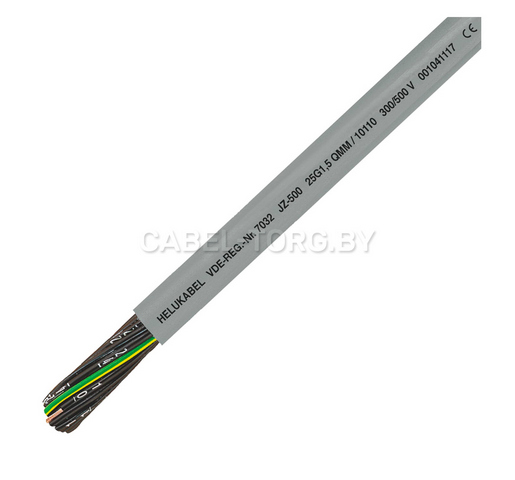 Кабель HELUKABEL OZ-500 2X0.75 mm2 grey 10030 №1 - cabel-torg