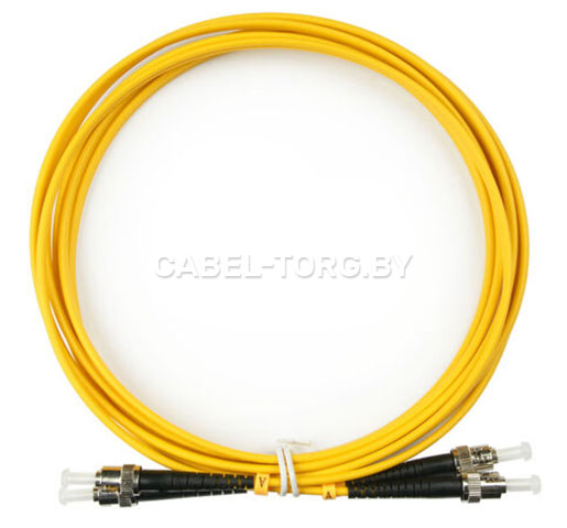 Патчкорд оптический ST/UPC-ST/UPC, SM (9/125), DX, 2м №1 - cabel-torg