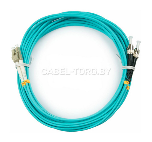 Патчкорд оптический ST/UPC-LC/UPC, MM(50/125), DX, 10м №1 - cabel-torg