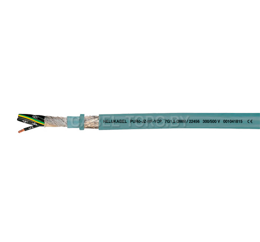 Кабель HELUKABEL 22489 PURö-JZ-HF-YCP 4G10 mm2 серый №1 - cabel-torg